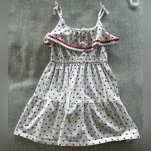 Janie and Jack White Dress with Star Accents